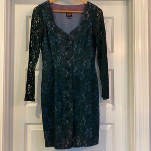 Vtg Rare Monsoon Twilight Dress